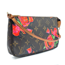 Load image into Gallery viewer, LOUIS VUITTON Limited Edition Pochette Accessories Stephen Sprouse Roses
