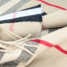 Load image into Gallery viewer, BURBERRY Archive Check cashmere scarf
