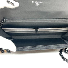 Load image into Gallery viewer, CHANEL 2.55 wallet on chain so black, 2019
