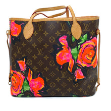 Load image into Gallery viewer, LOUIS VUITTON Pre-owned, Limited Edition Neverfull MM Stephen Sprouse Roses
