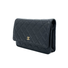 Load image into Gallery viewer, CHANEL classic wallet on chain in caviar leather, 2023
