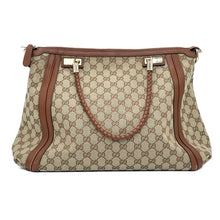 Load image into Gallery viewer, GUCCI Bella GG Canvas Top Handle Bag Large
