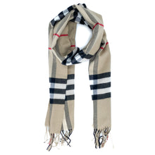 Load image into Gallery viewer, BURBERRY Archive Check cashmere scarf
