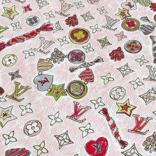 Load image into Gallery viewer, LOUIS VUITTON silk scarf in pink monogram
