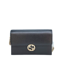 Load image into Gallery viewer, GUCCI GG Interlocking Wallet On Chain

