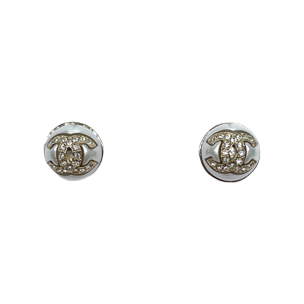 CHANEL CC pin earrings