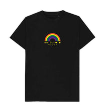 Load image into Gallery viewer, Rainbow printed Tee | Black
