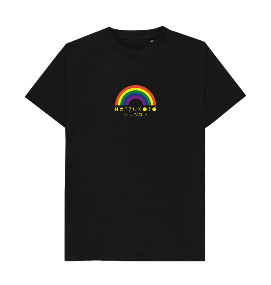 Rainbow printed Tee | Black