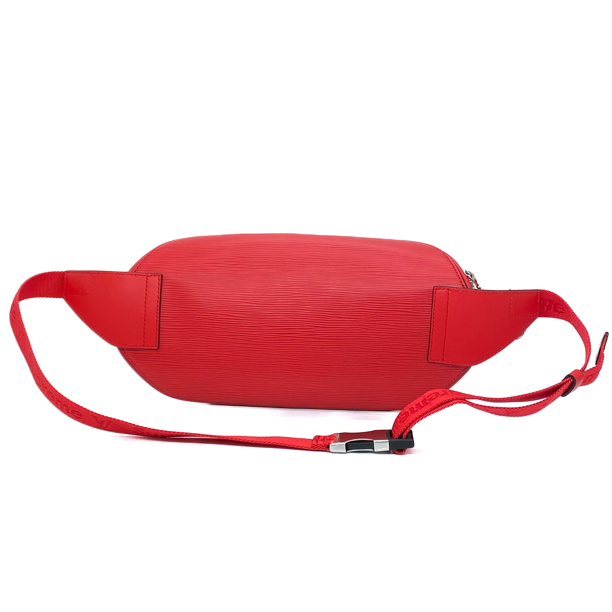 LOUIS VUITTON Supreme Epi Bum Bag Body Bag Leather Red M53418 Purse NZ2117